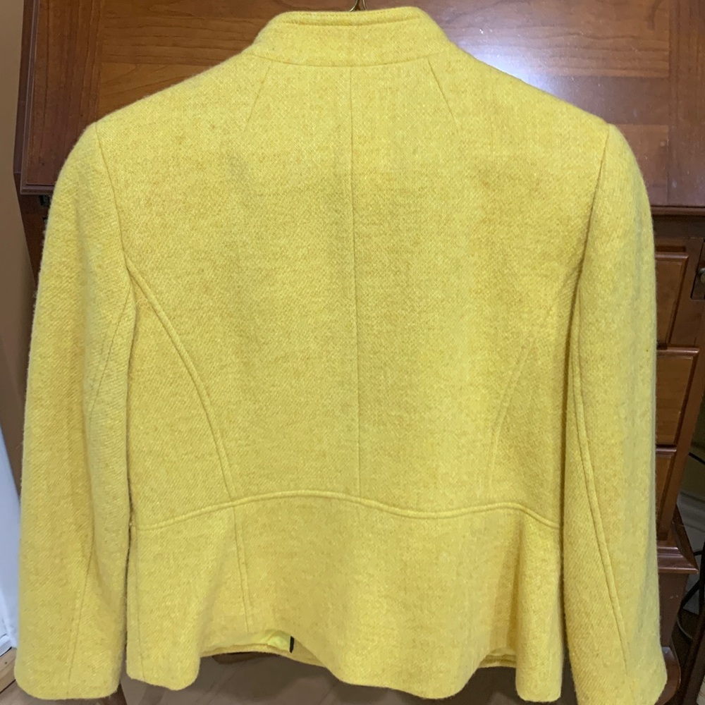 Talbots Mustard Yellow Blazer Size 8 - Picture 2 of 5